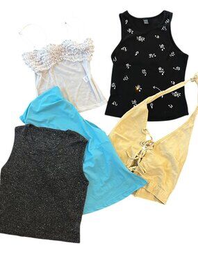 Summer Going Out Party Date Night Tops Tanks Size XS Lot of 5 Tops